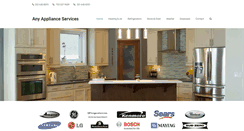 Desktop Screenshot of anyapplianceservices.com