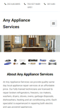 Mobile Screenshot of anyapplianceservices.com